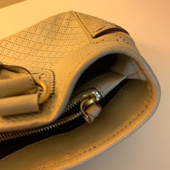 Celine Cream Color Boogie Leather Handbag - Picture 7 of 15